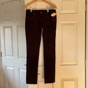 Twenty one strait leg corduroy Purple jeans